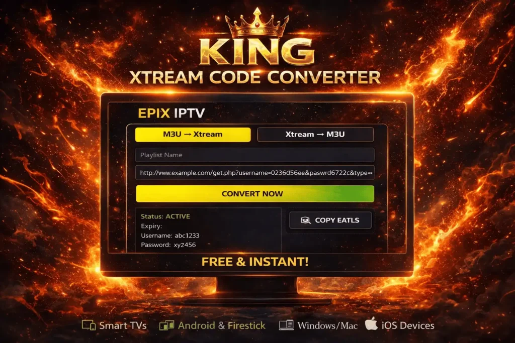 XTREAM CODE CONVERTER